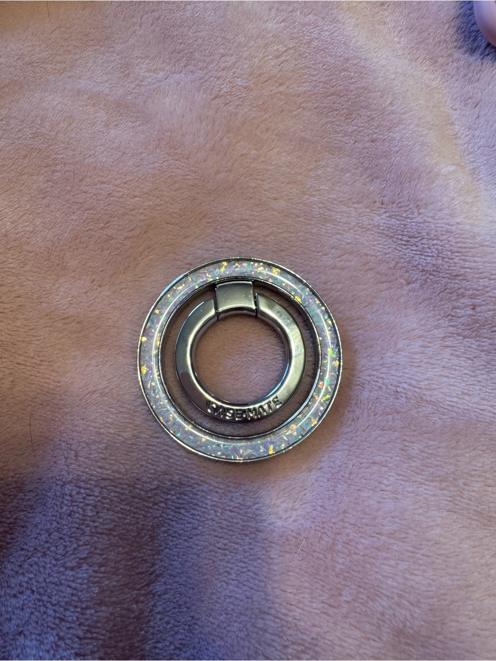 Casemate Glitter Iridescent Phone Ring Holder